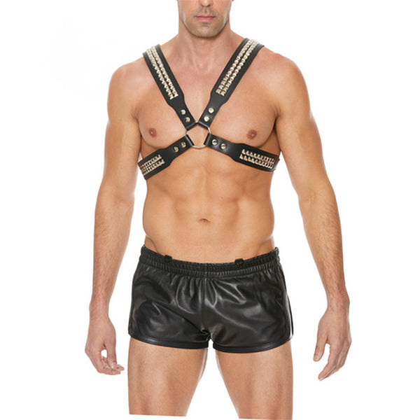 Ouch! Pyramid Stud body harness