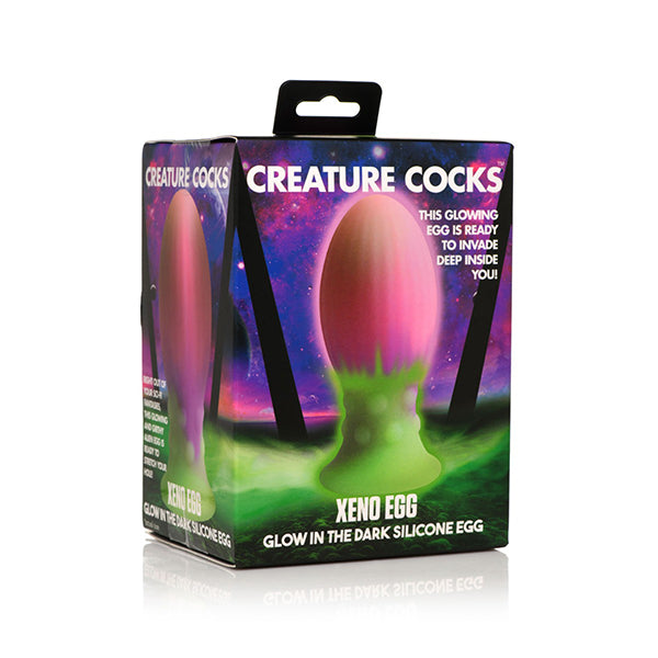 Creature Cocks Xeno glow-in-the-dark alien egg dildo