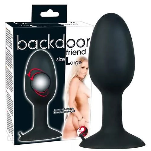 Backdoor Friend Butt Plug With Internal Bead
