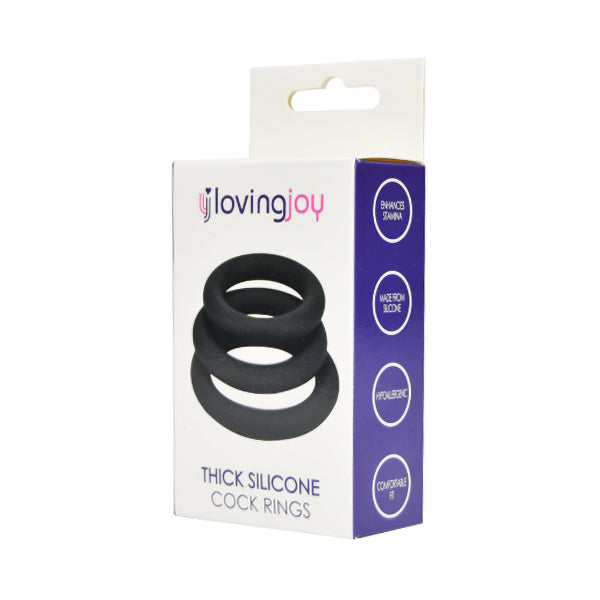 Loving Joy cock ring 3-pack