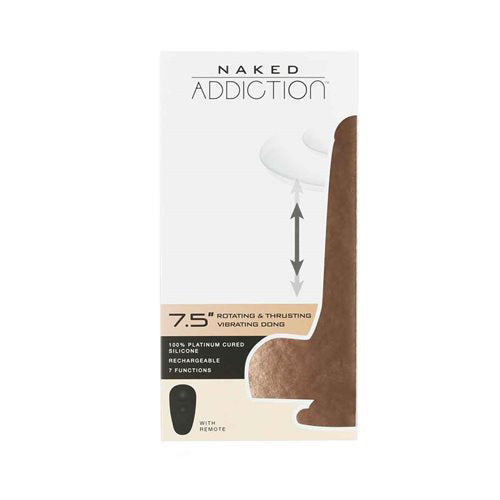 Naked Addiction The Freak Dildo With Remote 7.5”