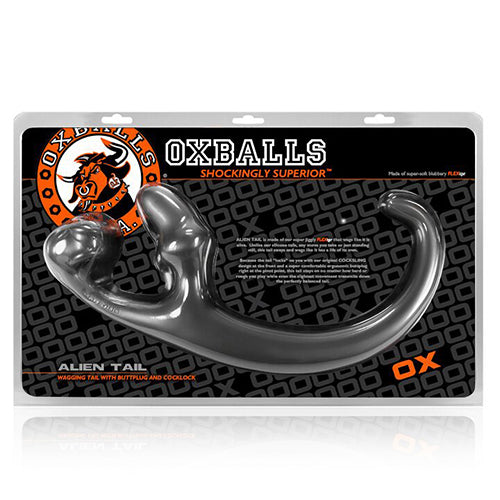 Oxballs alien tail anal plug sling