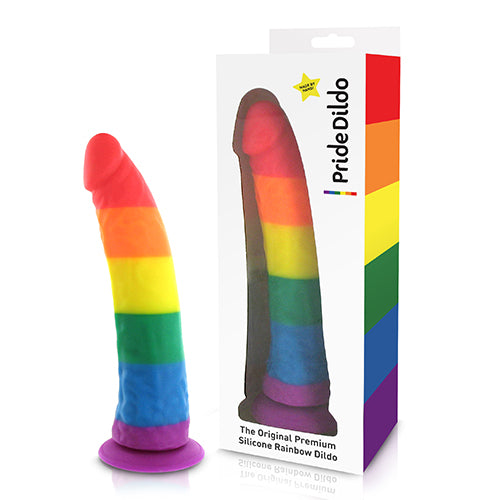 Pride rainbow dildo