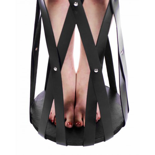 Strict Leather hanging strap cage