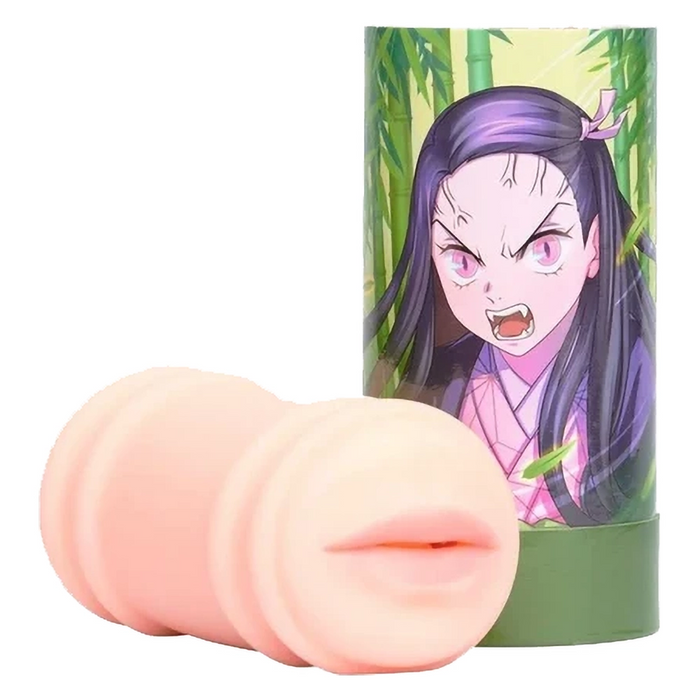 Seiraku Nezuko's Double Tooth blowjob masturbator