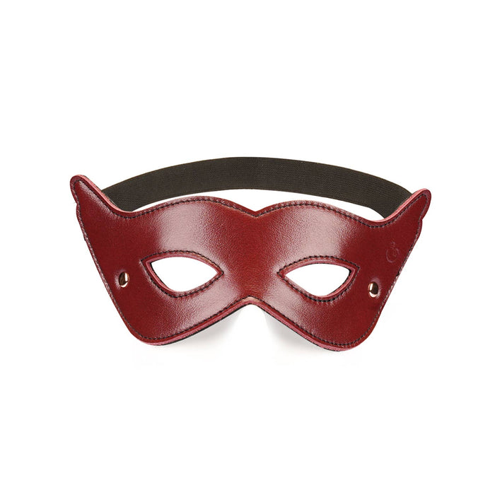 Liebe Seele Wine Red Leather Eye Mask Role Play