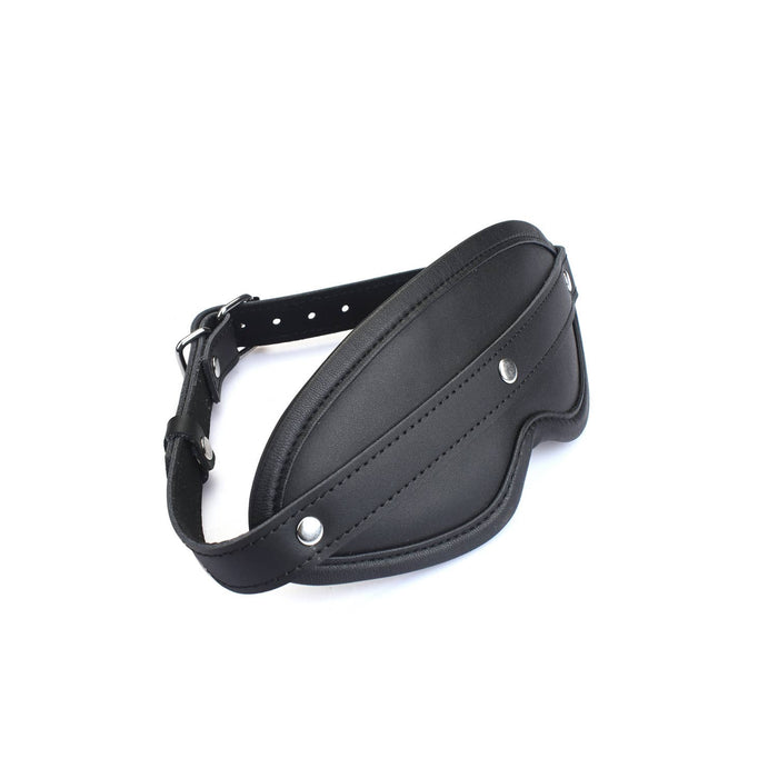 Noir Sovereign Padded Leather Blindfold