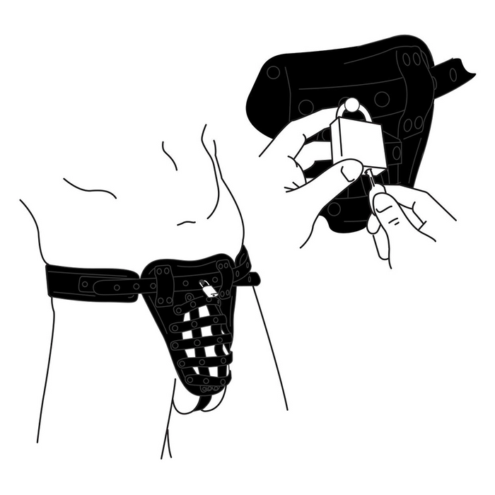 Bedroom Fantasies Chastity Cage jockstrap