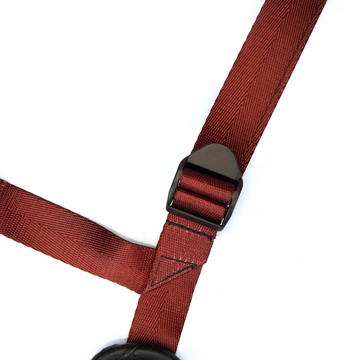 Liebe Seele Wine Red Leather Universal Strap-on harness