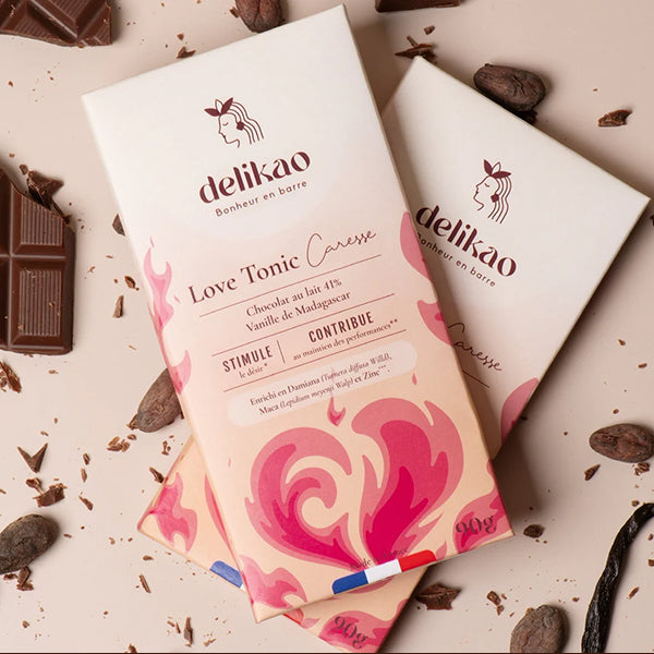 delikao Love Tonic™ Caresse chocolate bar