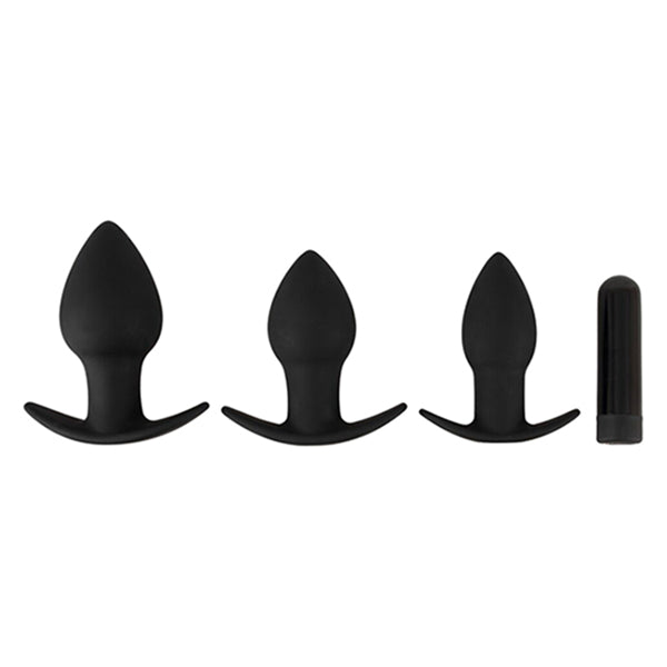 Black Velvets butt plug set