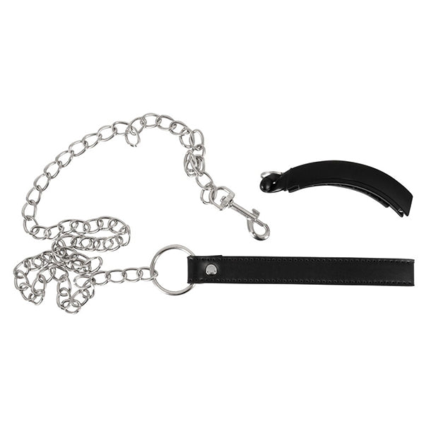 Bad Kitty pussy clamp with leash