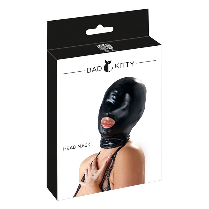 Bad Kitty Head mask with open mouth