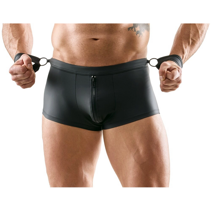 Svenjoyment Emphasising pants with arm restraints