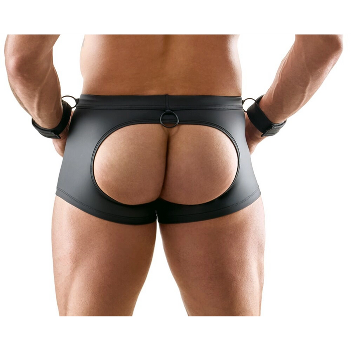 Svenjoyment Emphasising pants with arm restraints