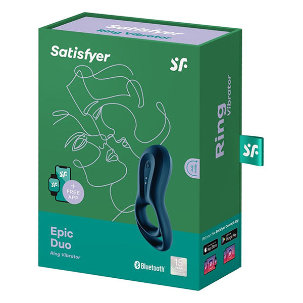 Satisfyer Epic Duo cock ring with clitoral stimulator