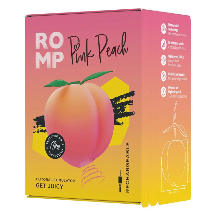 ROMP PInk Peach clitoral stimulator