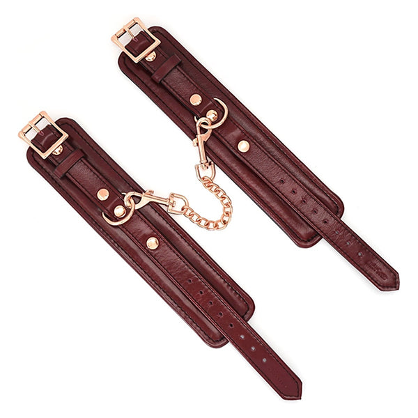 Liebe Seele Wine Red wrist cuffs