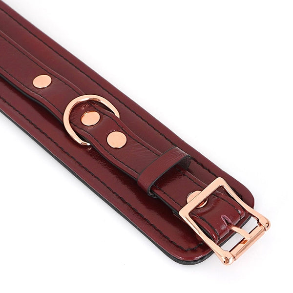 Liebe Seele Wine Red wrist cuffs