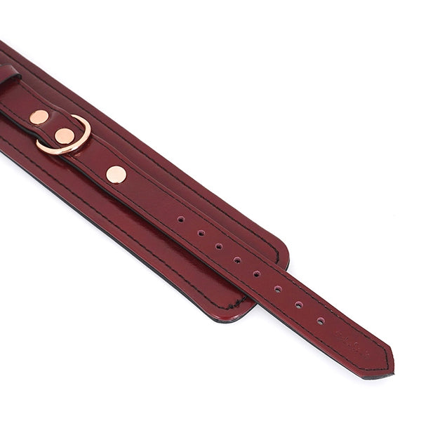 Liebe Seele Wine Red wrist cuffs