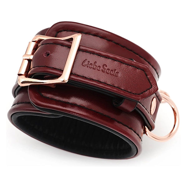 Liebe Seele Wine Red ankle cuffs