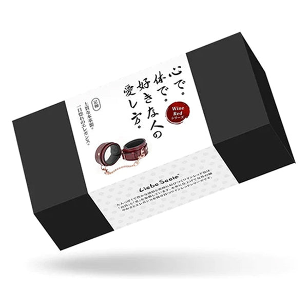 Liebe Seele Wine Red ankle cuffs