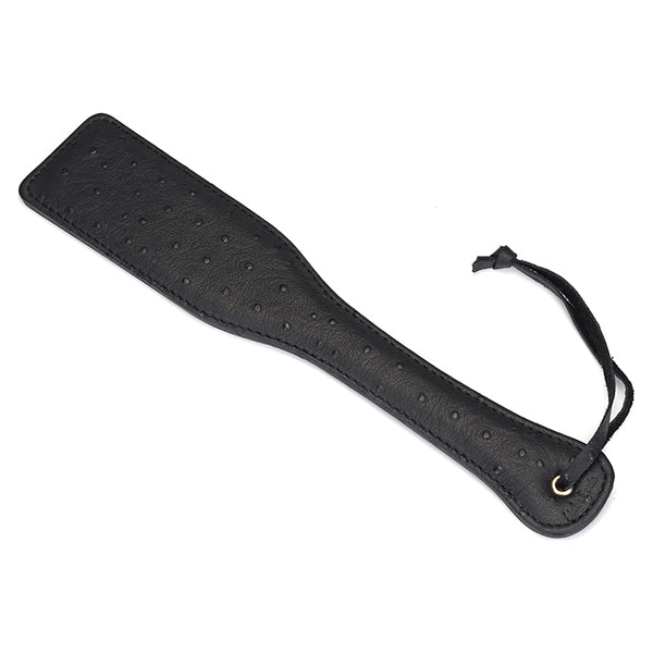Liebe Seele Demon's Kiss Black Leather spanking paddle