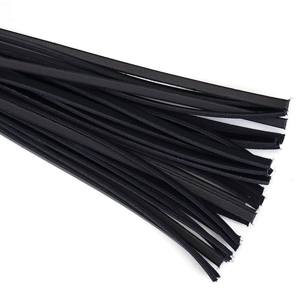 Liebe Seele Wine Red heavy flogger with studded handle