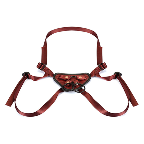 Liebe Seele Wine Red strap-on harness