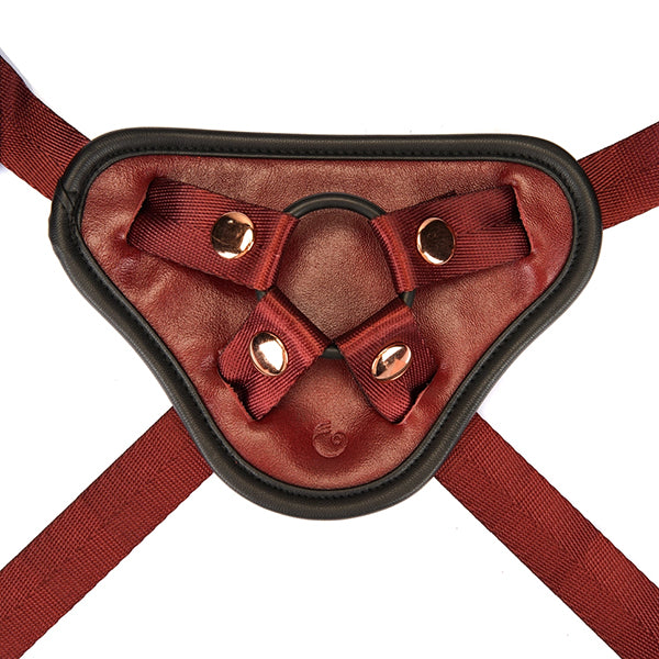 Liebe Seele Wine Red strap-on harness