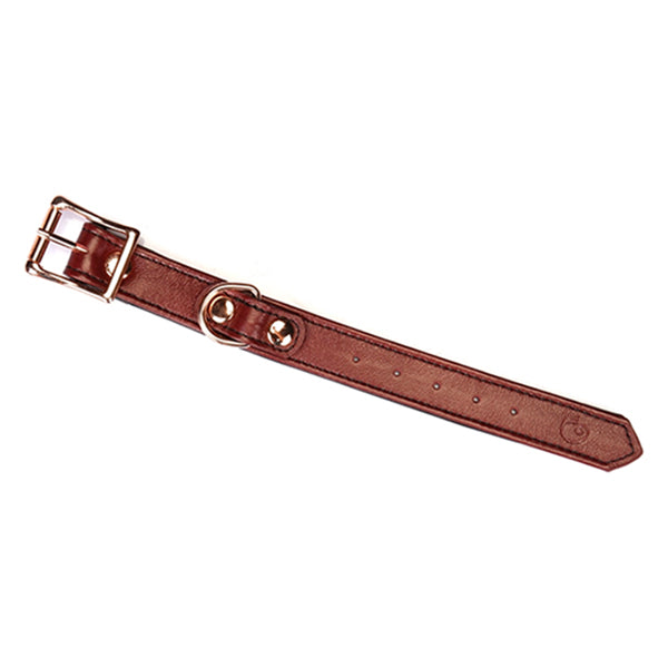 Liebe Seele Wine Red collar & wrist restraint harness