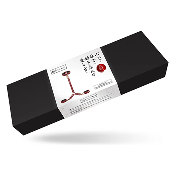 Liebe Seele Wine Red collar & wrist restraint harness