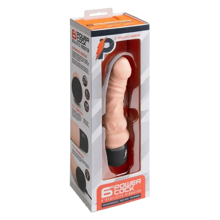 Powercocks Realistic 6" vibrator