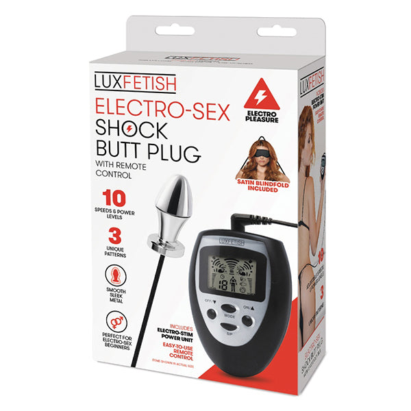 Lux Fetish Electro-Sex Shock butt plug