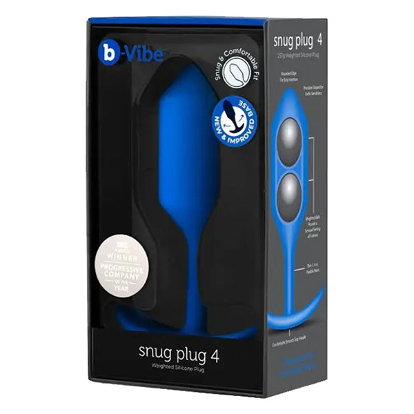 b-Vibe Snug Plug 4 butt plug (navy blue)