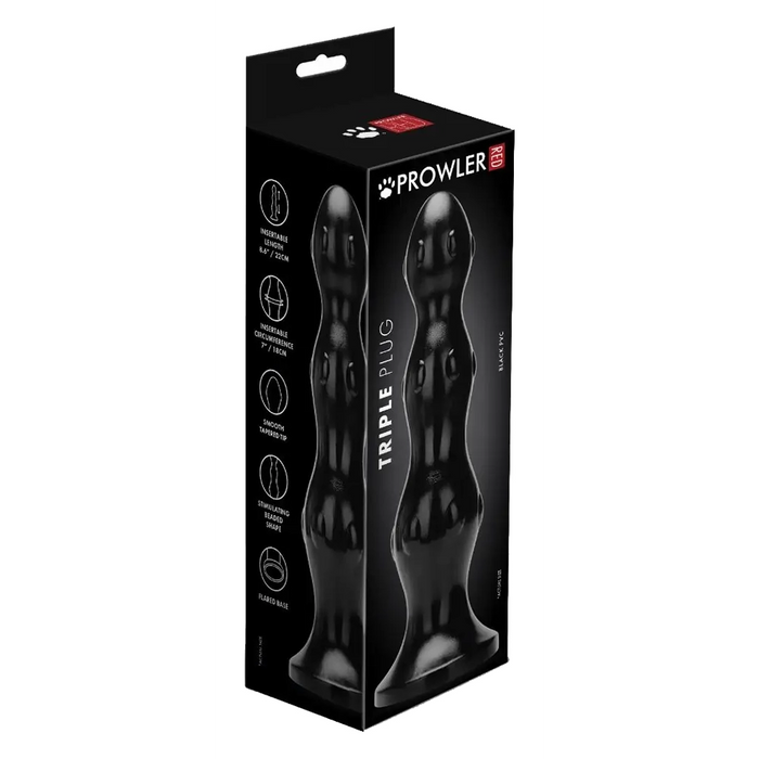 Prowler RED Triple butt plug