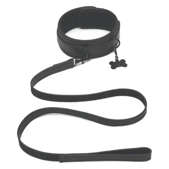 Prowler RED collar with leash