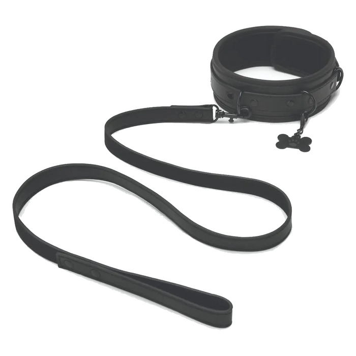 Prowler RED collar with leash