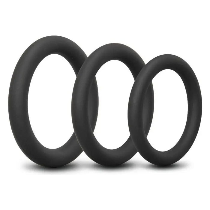 b-Vibe Snug Ring Lite cock rings (triple pack)