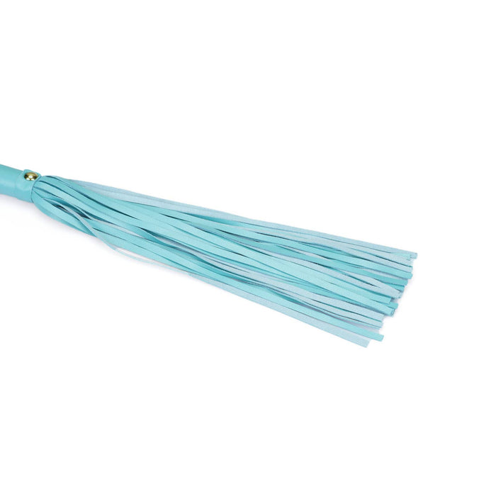 Blue Lamb Leather Flogger