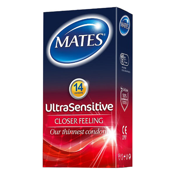Mates® Ultra Sensitive condoms (14 pack)