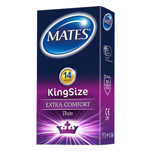Mates® King Size condoms (14 pack)