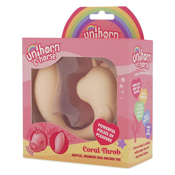 Unihorn® C-Horse - Coral Throb clitoral stimulator