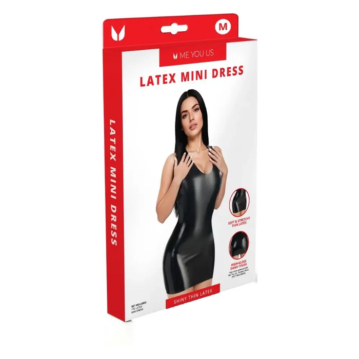 Me You Us Latex mini dress