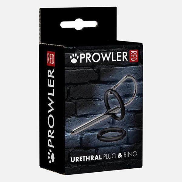 Prowler RED urethral plug & ring set