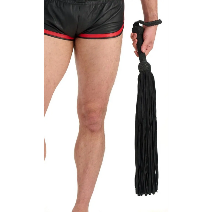 Prowler RED Leather Suede flogger