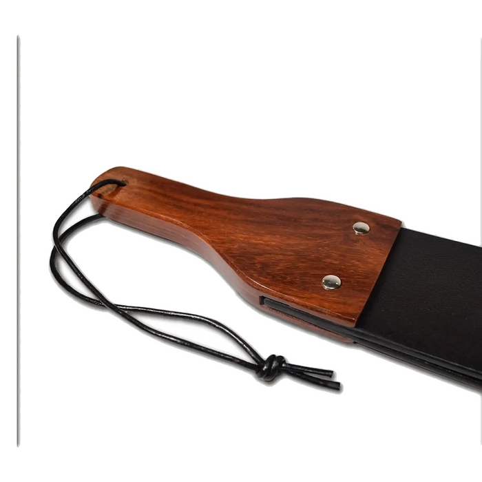 Prowler RED Leather & Wood flapper paddle