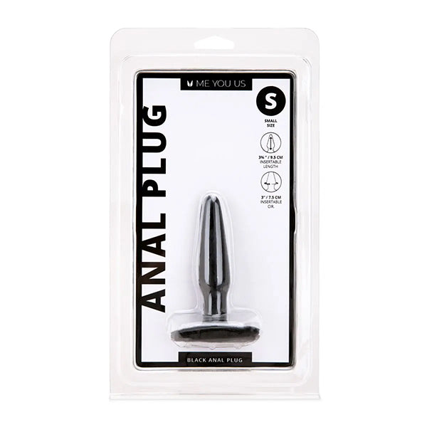 Me You Us Black butt plug