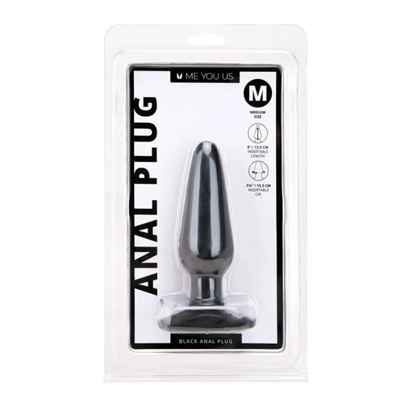 Me You Us Black butt plug