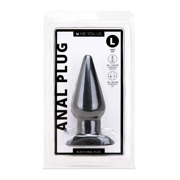 Me You Us Black butt plug